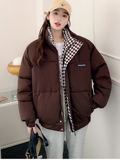 Loose Thick Short Cotton-padded Jacket