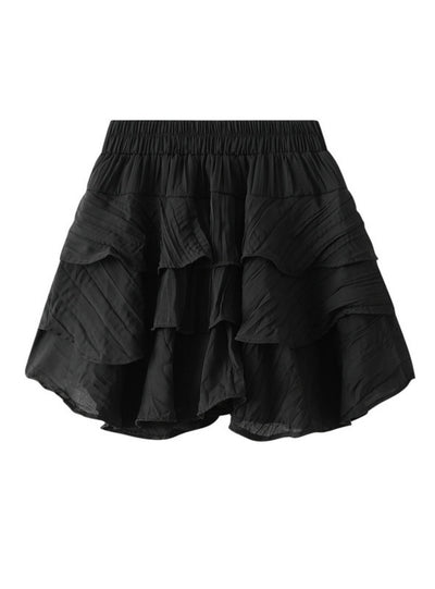 High Waist Mini Cake Skirt