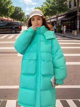 Medium and Long Loose Cotton-padded Jacket