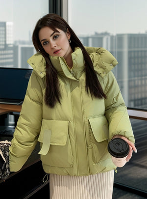 Thickened Short Cotton-padded Jacket Coat