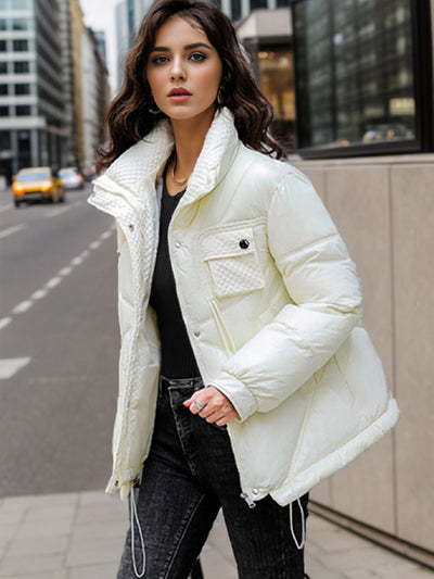 Loose Short Cotton-padded Jacket Coat