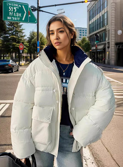 Loose Thin Padded Cotton-padded Jacket