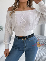 Casual Solid Color Long Sleeve Sweater