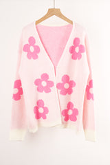 Cardigan Flower Sweater Coat