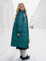 Medium-long Large Pocket Padded Loose Coat