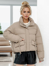 Thickened Vertical Collar Winter Cotton-padded Coat