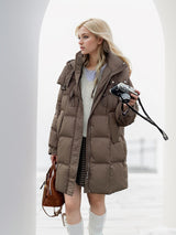 Loose Hooded Casual Cotton-padded Jacket Padded Coat