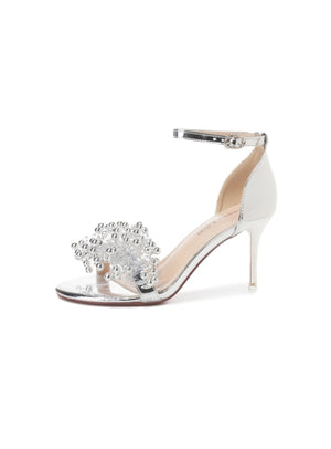 Beaded Pearl Banquet High Heels Sandals