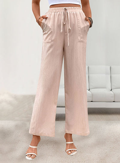 Casual Elastic Wait Pants