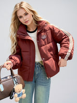 Casual Warm Short Collar Cotton-padded Jacket