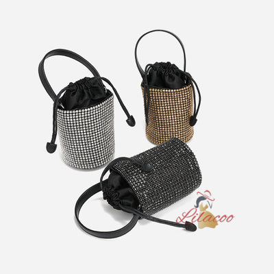 Fashion Chain Diamond Bucket Bag