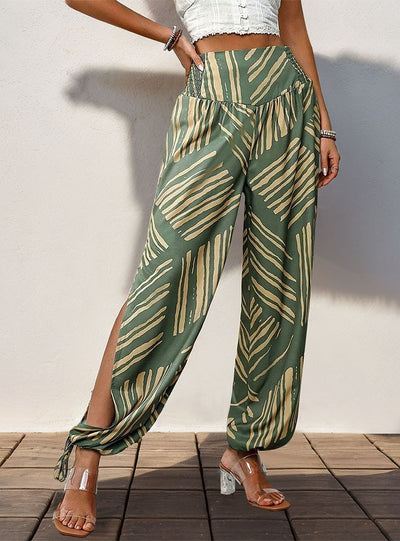 Summer Split Bohemian Pants