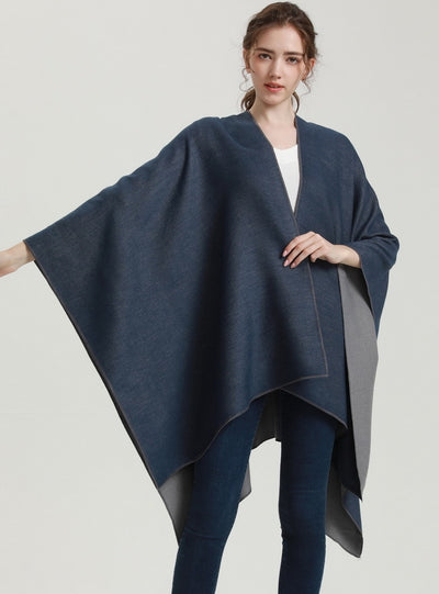 Warm Shawl Double-sided Cashmere Cloak