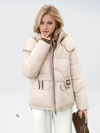 Hooded Loose Padded Cotton-padded Jacket Coat