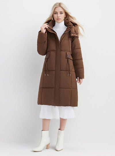 Long Thick Cotton-padded Jacket Coat