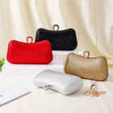 Hot Drilling Dinner Studded Clutch Bag