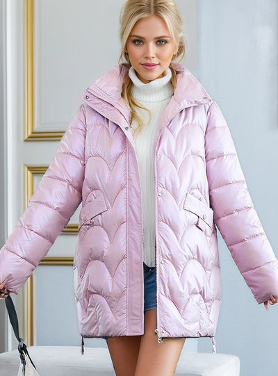 Long Loose Cotton-padded Jacket