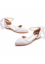 2 cm Flat-heeled Pointed Sandals