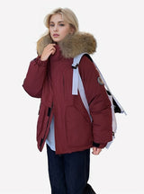 Short Padded Pocket Down Coat