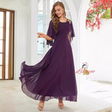 Loose Slim Chiffon Evening Dress