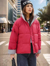 Loose and Thick Short Cotton-padded Jacket Coat