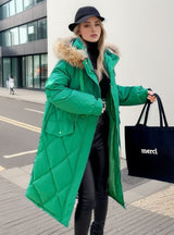 Loose Large Size Padded Long Cotton-padded Coat