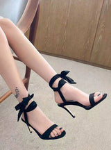 Open-toed Stiletto Sandals Shoes