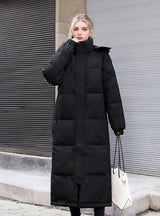 Thick Warm Long Knee Warm Thick Cotton-padded Jacket