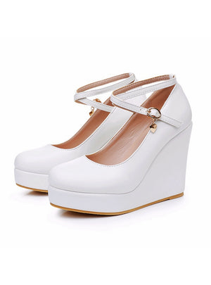 10 cm Thick Platform Wedge Shoes