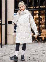 Medium and Long Knee-length Cotton-padded Jacket