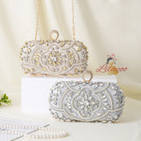 Hand Diamond-encrusted Rhinestone Dinner Bag