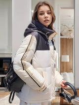 Hooded Short Cotton-padded Jacket Coat