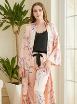 Sling Printed Pajamas Three-piece Suit