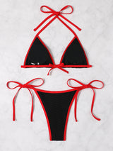 Women Triangular Split Bikini