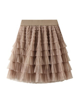 Mesh Cake Short Skirt