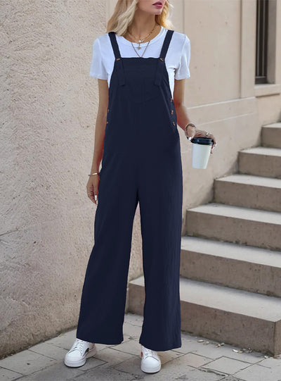 Women Casual Suspenders Pant