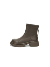 Short Tube High Zipper Thick Bottom Martin Boots