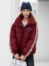 Warm Short Collar Cotton-padded Jacket