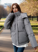 Hood Thickened Short Loose Cotton-padded Jacket