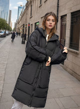 Long Loose Padded Warm Cotton-padded Jacket