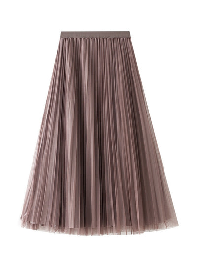 Women Velvet Gauze Skirt