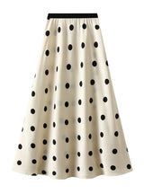 Summer Retro Acetic Acid Polka-dot Skirt