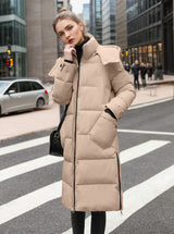 Loose Over-the-knee Long Padded Coat