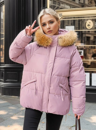 Short cotton-padded Down Jacket Coat