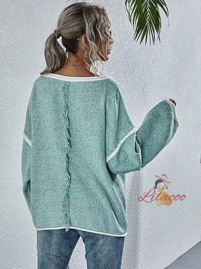 Round Neck Loose Plus Size Sweater