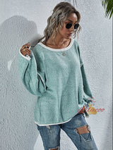 Round Neck Loose Plus Size Sweater