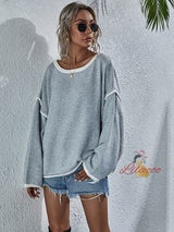 Round Neck Loose Plus Size Sweater