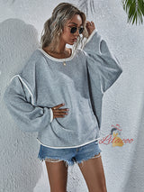 Round Neck Loose Plus Size Sweater