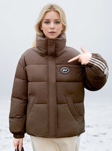 Warm Short Collar Cotton-padded Jacket