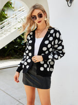 Women Large Size Sweater Coat